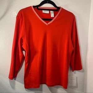 Liz Claiborne (Liz Sport Petite) V-Neck Sweater